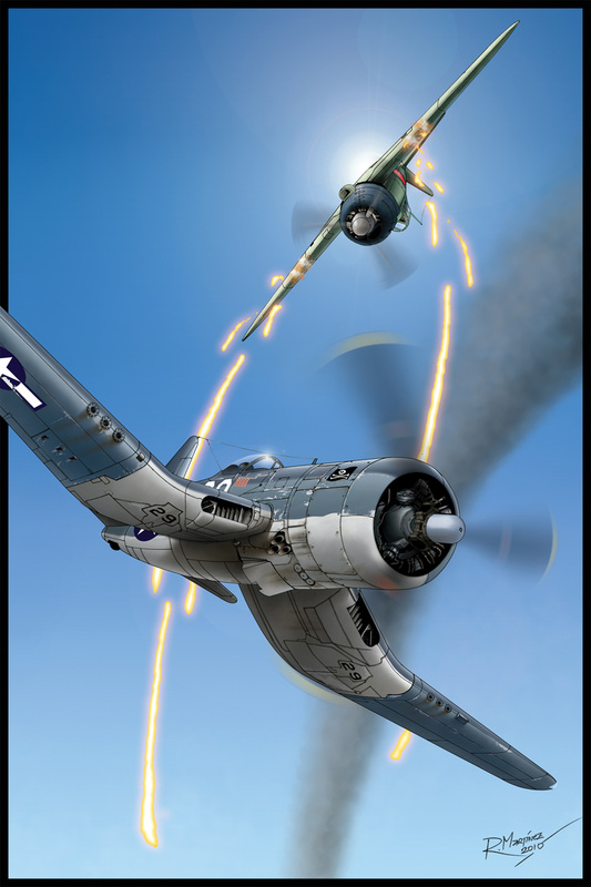 F4U-1A Corsair vs A6M Zero