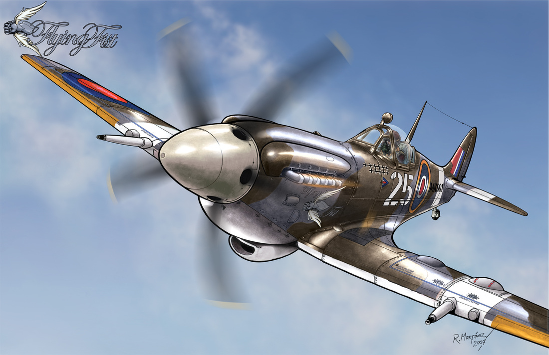 Spitfire Mk XIVe Flying Fist